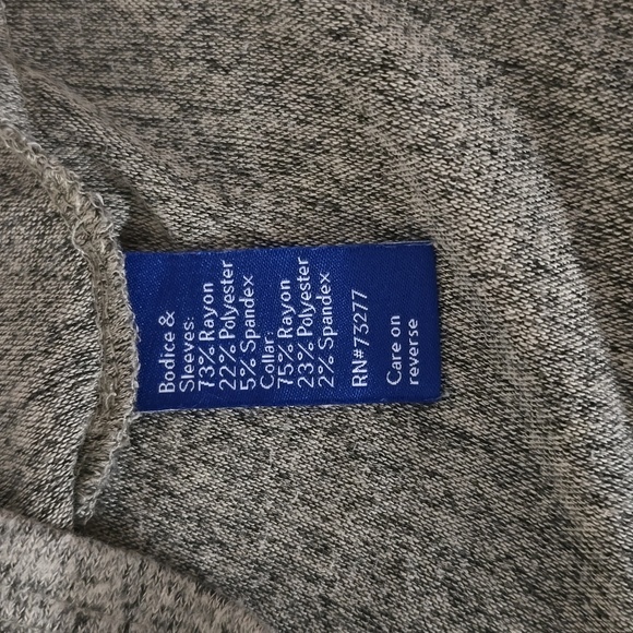 Apt. 9 Beige/Gray Tunic Shirt - Picture 7 of 9